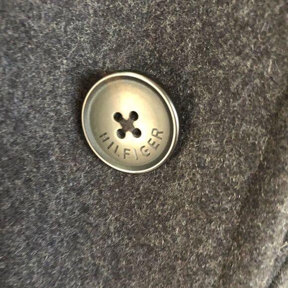 Tommy Hilfiger Heavy Wool lined coat Size L.see pics for measurements - Picture 12 of 16